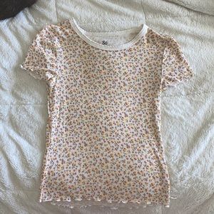 Cute Floral Top. Juniors XS. SO